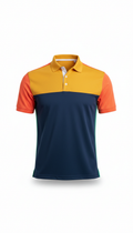 Color-Blocked Performance Polo