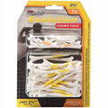 Pride Professional Tee System, Pride Performance Plastic Golf Tees Combo Pack, 40 Count 2-3/4 + 10 Count 1-1/2